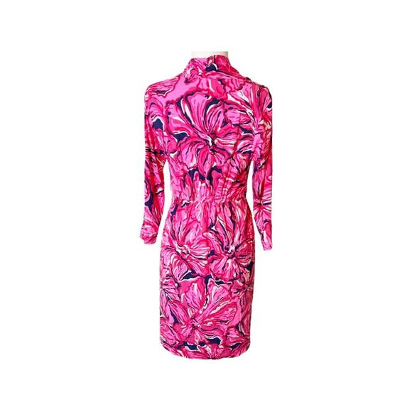 Lilly Pulitzer Alexandra Dress Bright Flirty Navy - Picture 3 of 7